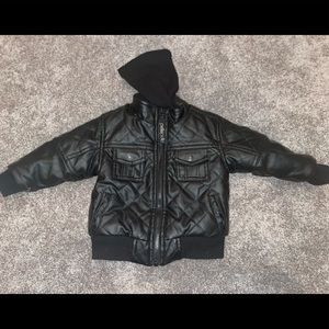 Pelle Pelle leather baby coat jacket size 18m